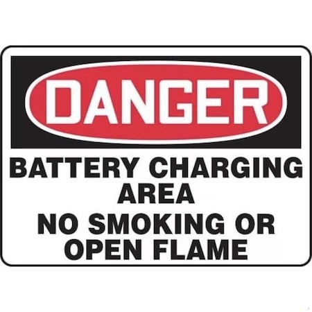 Accuform OSHA DANGER SAFETY SIGN BATTERY MCHL266VS MCHL266VS